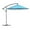 Blue, variant on Pure Garden 10-Foot Offset Patio Umbrella with Crank and Base (Blue)