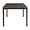 Black, variant on Counter Height Table | Suitable for 4 in Dining Room | Faux Marble Top & Metal Frame | Fits Small Dining Spaces