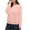 Light pink, variant on WTOBBY Women's Casual Solid Color Round Neck Long Sleeve Pullover Top, Fashion Blouse for Ladies Comfortable and Simple with Everyday Style,Army Green L