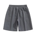 thumbnail image 5 of EOYWHK Mens Basketball Shorts Quick Dry Elastic Waist Mens Active Shorts Soft Lightweight Breathable for Workout Training Outdoor Sports Dark Gray, Size M, 5 of 8