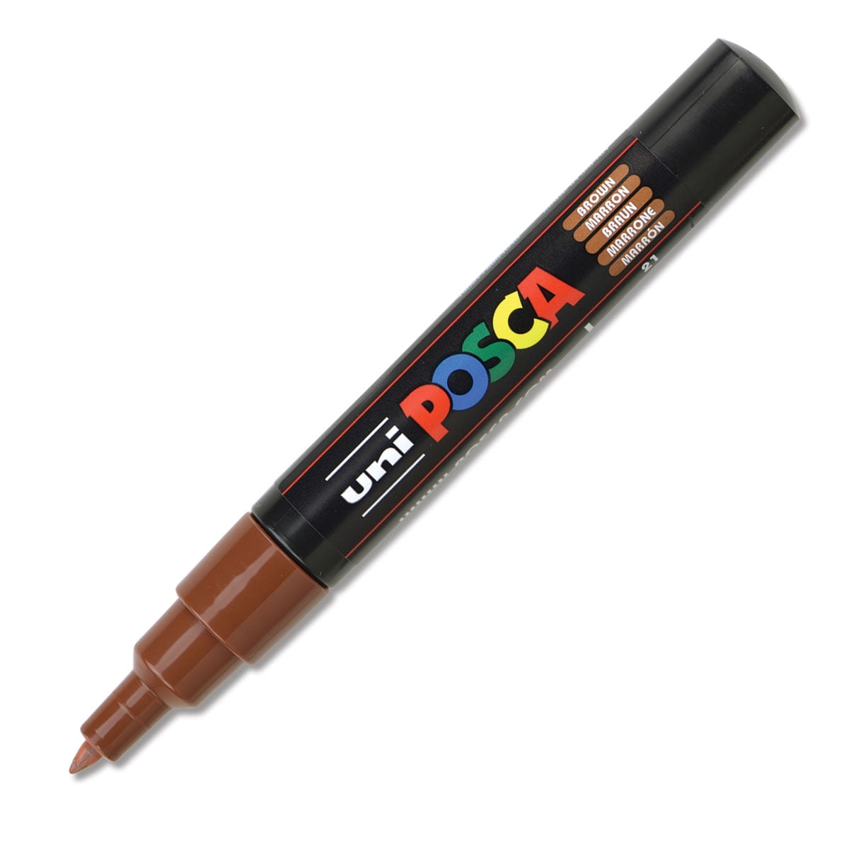 UniPosca Paint Marker Brown, XFine, Bullet Tip, 0.7 mm Walmart