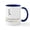 White/Navy Inside, variant on CafePress - Dear God Brain Tumors Mugs - 11 oz Ceramic Mug - Novelty Coffee Tea Cup