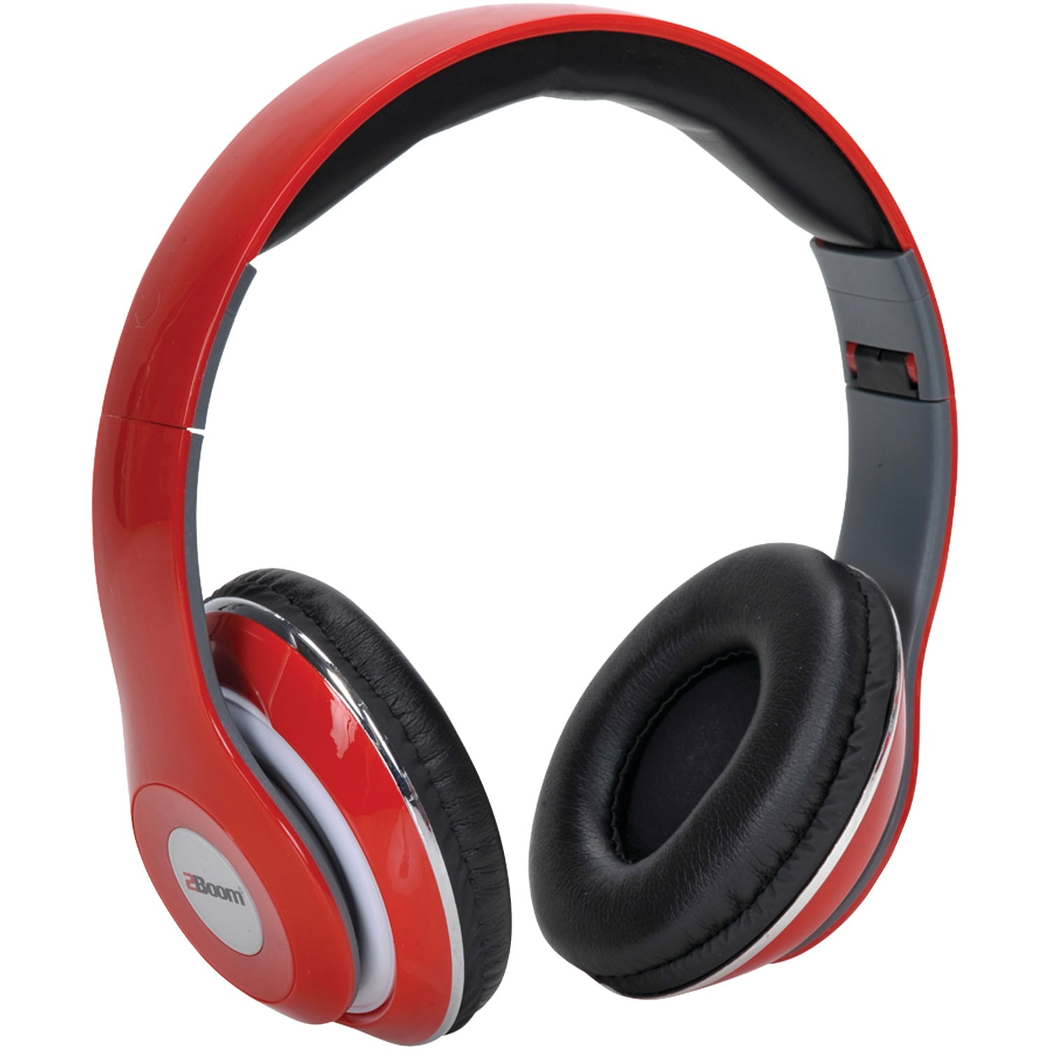 2BOOM HPM380R Mixx OverEar Headphones with Microphone (Red)