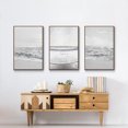 thumbnail image 6 of Gentle Tides I - Framed Premium Gallery Wrapped Canvas L Frame 3 Piece Set - Ready to Hang, 6 of 9