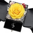 thumbnail image 3 of Festive Find Store Preserved Real Yellow Rose With Necklace Valentine Gift for Her, 3 of 4