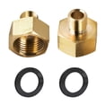 thumbnail image 4 of Adaptador de de gas de latón de 2 piezas 1/4 rosca para camping, picnic, , mochilero Cola Adaptador exterior, 4 of 7