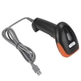 thumbnail image 2 of Escáner de código de barras Lector de etiquetas de escaneo automático láser con cable dimensional 1D para supermercado ShopBlack, 2 of 5
