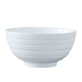 thumbnail image 2 of (3 pack) Better Homes & Gardens Anniston Porcelain Cereal Bowl, Soup Bowl, White Bowl for Kitchen, Snack Rice Pasta Salad Oatmeal, Dishwasher & Microwave Safe, 2 of 5