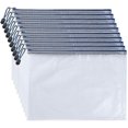 thumbnail image 1 of 10pcs Zipper File Bags,pvc Document Bag Zipper Folders Document Pouch Receipts Organizer, 1 of 3