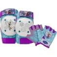 thumbnail image 1 of Set de rodilleras, coderas y guantes acolchados BELL Disney Frozen para niños, 1 of 7