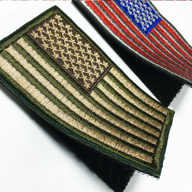 JBCD 3 Pack American Flag Patch The United States US Flags USA Tactical Patch PR - Default Title