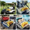 thumbnail image 6 of Golf Cart Seat Covers for 2 Seater,Sunflowers Microfiber Cart Seat Towel Blanket,Farmhouse Bees Vintage Sunshine Summer Absorbent Breathable Non Slip Bench Seats Protector for Golf Course 51"x31", 6 of 9