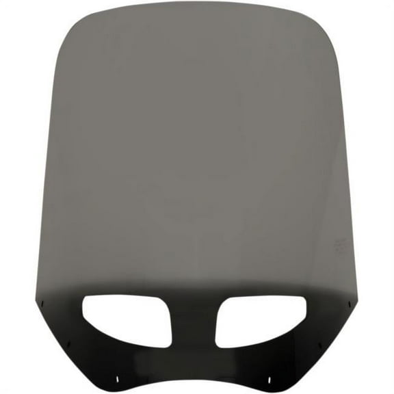 Memphis Shades MEP87712 Vented Windshield for Road Warrior Fairing - 17in. - Black Smoke