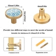 thumbnail image 3 of Beach Coastal Seastars Nautical Weave Cabinet Knobs Kitchen Drawers Knobs Door Round Pulls Knob Handles Dresser Cupboard Wardrobe Decorative Set of 4, 3 of 9