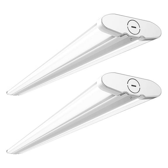 Sunco 4ft LED Shop Light, Hardwired Garage Lights for Workshop, , 8200 Lumens, Surface Mount, Selectable Features, 50W/60W/70W, 3000K/4000K/5000K ETL 2 Pack