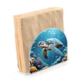thumbnail image 2 of Turtle Corals Fish Napkin Holder for Table Clear Napkin Stand Paper Holder Acrylic Organizer Dispenser Napkins for Dinner Kitchen Restaurant Room, 2 of 8