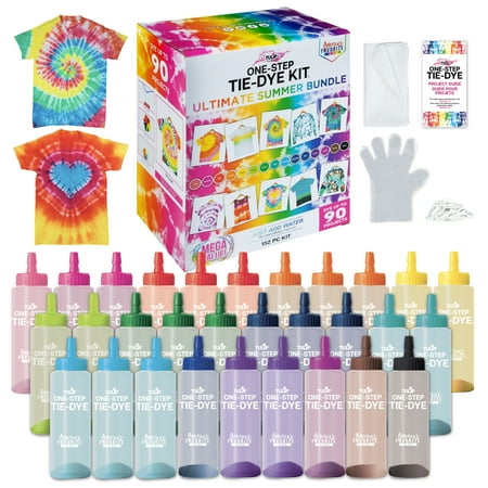 UPC: 0017754361202 | Tulip One-Step Tie-Dye 30 Bottle Ultimate Summer Bundle Kit Rainbow