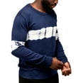 thumbnail image 4 of X RAY JEANS Mens Tie Dye Crewneck Sweater, Navy/White, L, 4 of 6