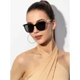 thumbnail image 6 of Women's Geometric Frame Sunglasses, Elegant Beach & Outdoor Style, Ideal for Travel, Vacation & Daily Outfits, 6 of 9