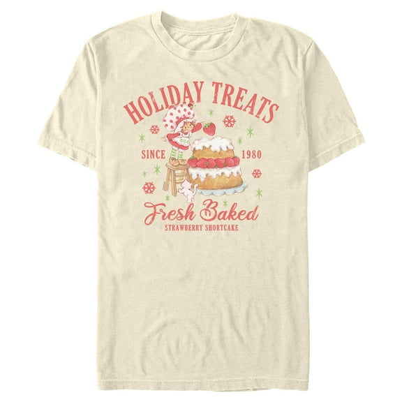 Mens Strawberry Shortcake Holiday Treats Fresh Baked T Shirt
