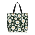 thumbnail image 1 of Easygdp White Daisies and Bee Bolsa Tote para Mujer, Bolso de Hombro para Trabajo, Playa, Viajes, Compras y Supermercado, 1 of 6