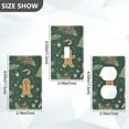 thumbnail image 7 of Yayeee Blank Wall Plate Cover 1-Gang 4.5"x2.7" Home Unused Decorative Outlet, Christmas Gingerbread, 7 of 7