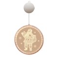 thumbnail image 2 of Christmas Hanging Light Bell Snowman Acrylic Snowflake Santa Claus 3D Lamp for Window, 2 of 8
