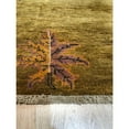 thumbnail image 3 of EORC Brown Handmade Wool Transitional Ningxia? Rug, 3'10' x 5'9, 3 of 3