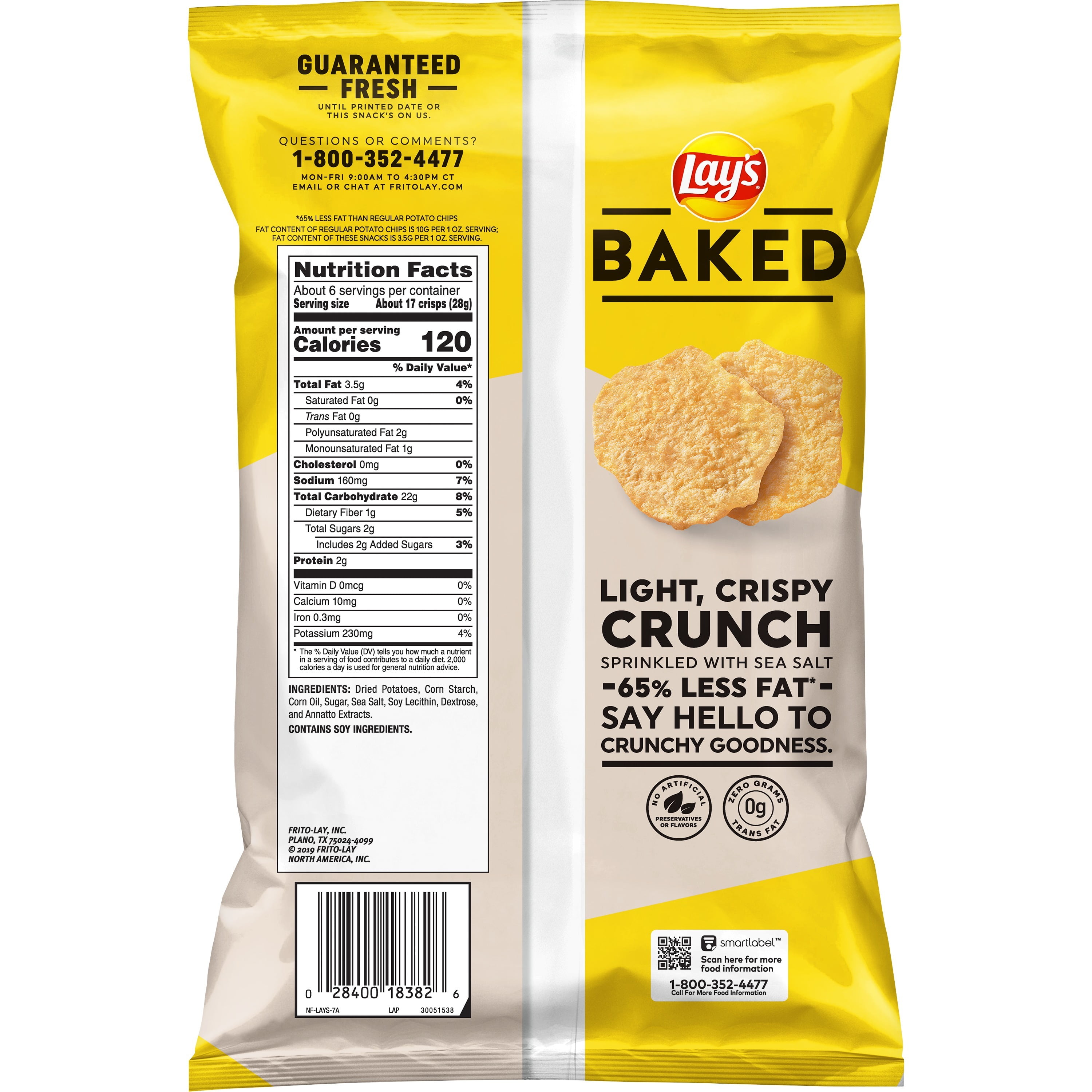 Nutrition Facts For Potato Chips Baked Besto Blog