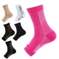 thumbnail image 3 of CAROOTU Men Women Foot Ankle Support Socks Anti-fatigue Compression Foot Sleeve Socks, 3 of 6