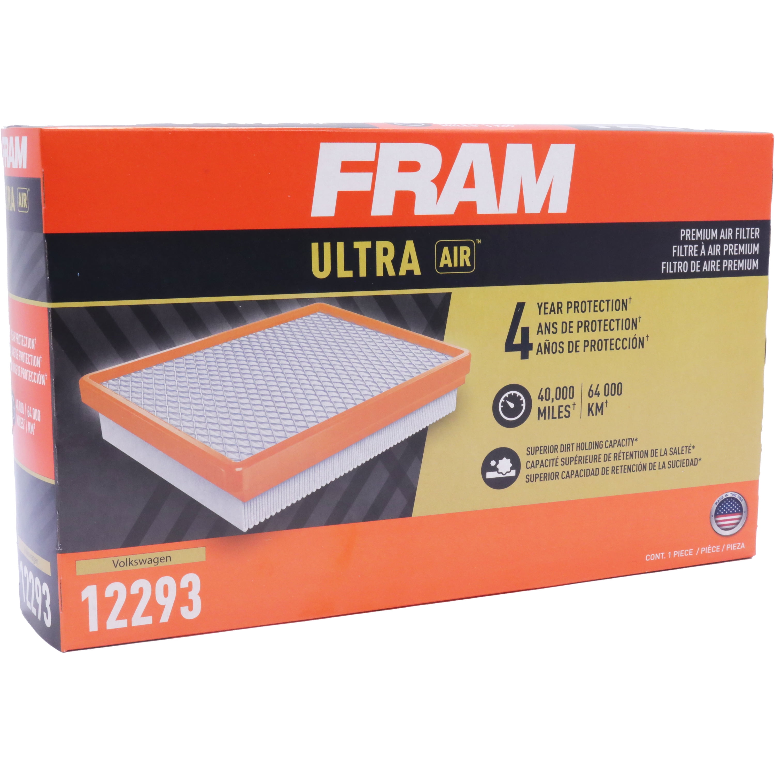 FRAM Ultra Air XGA12293, Premium Engine Air Filter