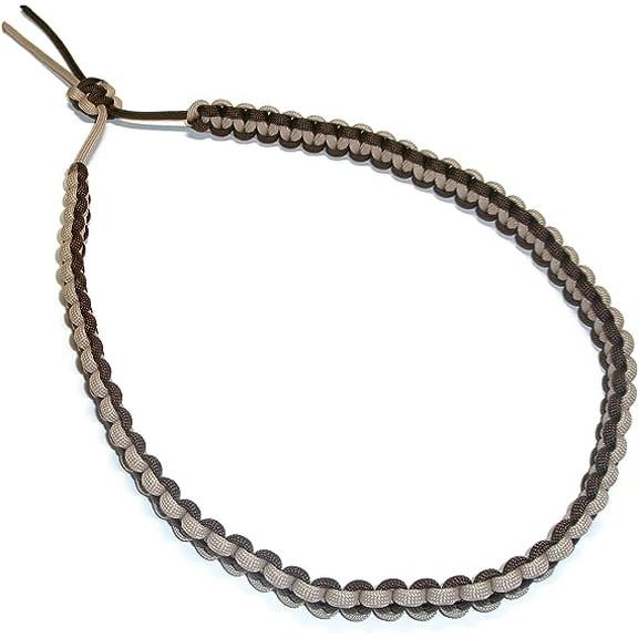RedVex Cobra Hat Band - 550 Paracord - Cowboy Hat Band - Choose your color (Brown and Tan 2-Tone)