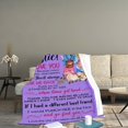 thumbnail image 3 of Ovzne Blankets Flannel Envelope Blanket For Friend Soft Skin-friendly Comfortable Sofa Conditioning Blanket On Clearance, 3 of 4