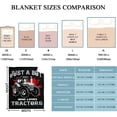 thumbnail image 3 of Just A Boy Who Loves Tractors Blanket for Boys Toddler Kids Soft Tractors Throw Blanket for Bed Couch Funny Tractors Fleece Blanket Gifts for Boys Large 80''''x60''''(Queen) Adult, 3 of 6