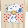 thumbnail image 3 of Peanuts - Snoopy Americana Heart Flag Short Sleeve Graphic T-Shirt, 3 of 6