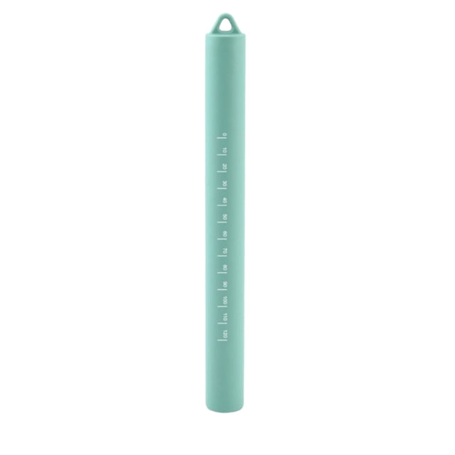 Birdeem Silicone Rolling Pin with Measurements,Non Stick Dough Roller,Stainless Steel Core Baking Pastry Tool with Thickness Guide,Easy Clean and Hanging Storage