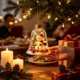 thumbnail image 5 of 2026 New Glowing Christmas Story Ornament, Light-Up Mini Holiday Scene, Warm LED Mini Christmas Decoration, Bell-Shaped Tree Hanging Ornaments, Xmas Tree Decorations Home Decor Gift for Family, 5 of 6