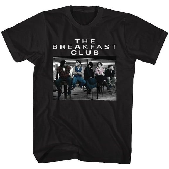 Breakfast Club Club Photo Black Adult T-Shirt