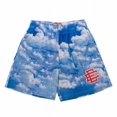 thumbnail image 1 of Pantalones cortos de deporte para hombre, shorts masculinos de estilo informal, con diseño de la ciudad de Nueva YORK SKYLINE, de malla, para gimnasio, para verano, 2022, 1 of 5