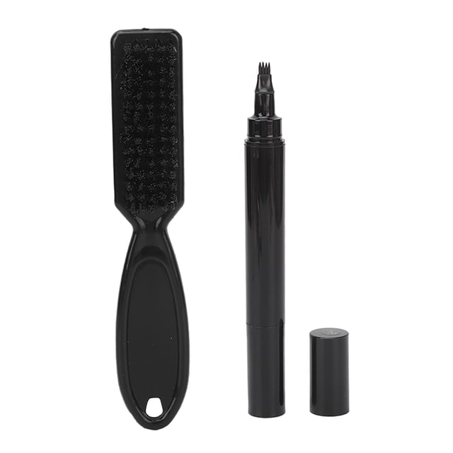 Barber Styling Pen, Beard Filling Pen 2 In 1 4 Tip Fork Waterproof For Male For Salon