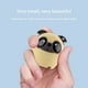 thumbnail image 5 of Altavoz inalámbrico estéreo Bluetooth mini, subwoofer portátil, diseño de dibujos animados, uso para niños, beige, 5 of 8
