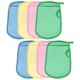 thumbnail image 3 of Skin Exfoliator Bath Gloves 8Pcs For Children Assorted Color Effective Deep Cleaning Soft Touch Material, 3 of 5