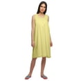 thumbnail image 2 of Moomaya Cotton A-Line Sleepwear For Ladies Round Neck Button Placket Nightdress, 2 of 6