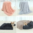 thumbnail image 4 of Long Plush Dog Blanket Warm Fluffy Cat Sleeping Mat Soft Comfortable Pet Bed Cushion for Small Medium Large Dogs Pet Supplies, 4 of 5