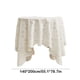 thumbnail image 2 of Mantel De Encaje Blanco Para Comedor, Dise O Elegante Y Tela De Primera Calidad, Ideal Para Decorar La Sala De Estar, Para Comedores, Eventos Y Para Cubrir Mesas Lino Decorativo Camino, 2 of 7