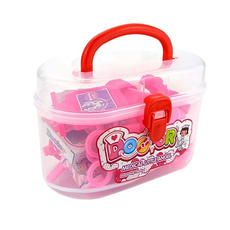 

QIIBURR Baby Toys for Girls 20pcs Kids Baby Play Carry Set Case Education Role Play Toy Kit Kids Toys for Girls