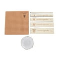thumbnail image 2 of Macrame Project Board, Easy To Use 18x18cm Macrame Board Kit Reusable Double Sided Grids Portable  for Braiding Bracelet, 2 of 7
