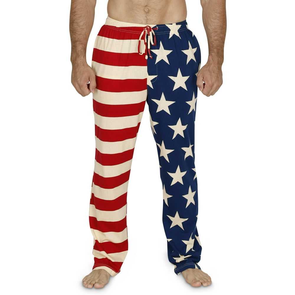 Under Disguise - Men's Vintage American Flag Patriotic Pajama Lounge ...