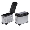 thumbnail image 1 of Large Capacity 35L Motorcycle Side Box Aluminum Alloy Hard Saddlebag with Safety Lock and Handle Replacement for, 1 of 7
