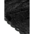 thumbnail image 6 of INSPIRE CHIC Women's Bowte Back Above The Knee Stretchy Floral Lace Skirt, 6 of 6